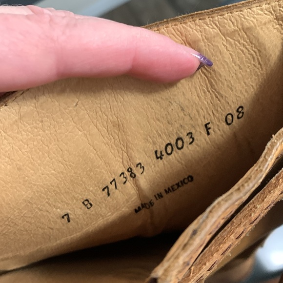 Frye Tan Heeled Boots - Picture 6 of 12